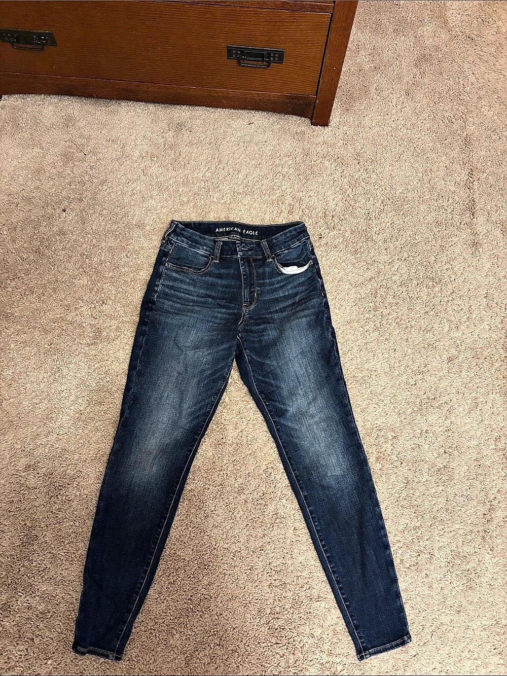 American Eagle Curvy Jegging Blue Size 6